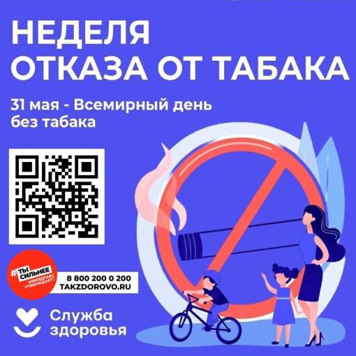 27 мая – 2 июня – Неделя отказа от табака 27 мая – 2 июня – Неделя отказа от табака.